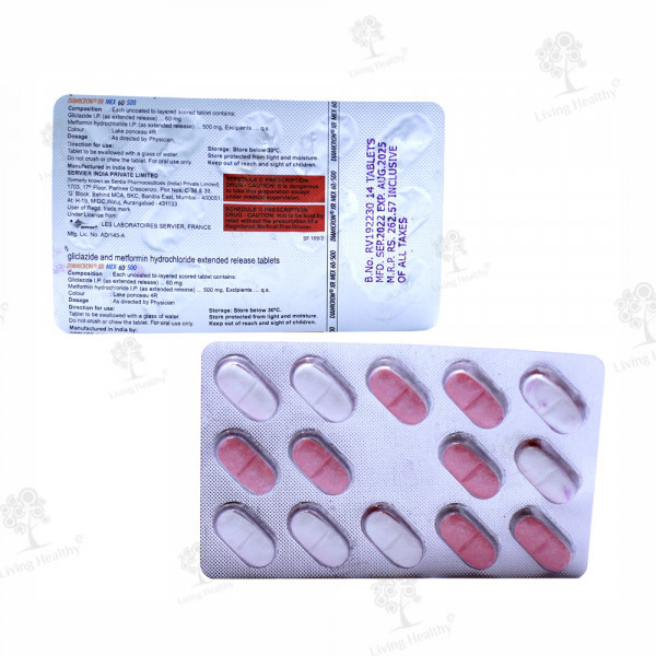 DIAMICRON XR 60 MG TAB  (15TAB)