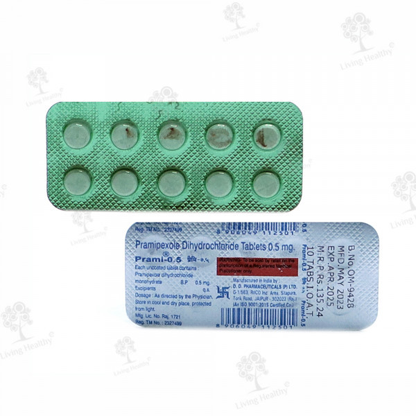 PRAMI 0.5 MG TAB  (10 TAB)