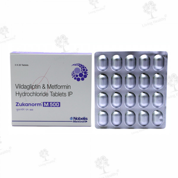 ZUKANORM M 500 MG TAB  (15 TAB)