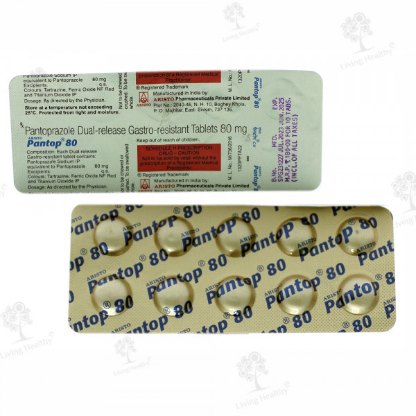 PANTOP 80 MG   (10 TAB)