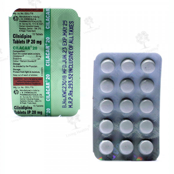 CILACAR 20 MG  (15 TAB)