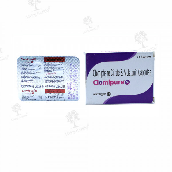 CLOMIPURE 50 MG TAB (5TAB)