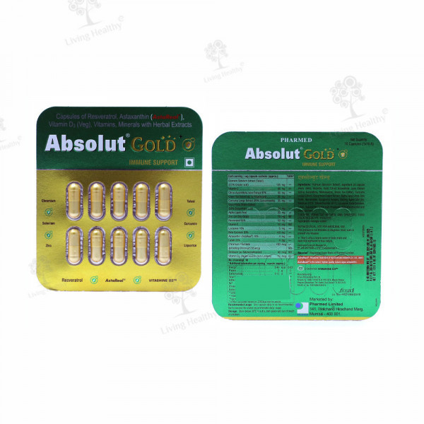 ABSOLUT GOLD  CAP (10CAP)