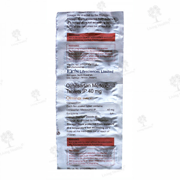 OLMIN CH 40 MG TAB (10 TAB)