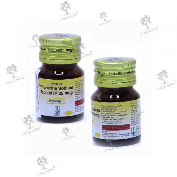 THYROUP 25 MCG TAB (120 TAB)