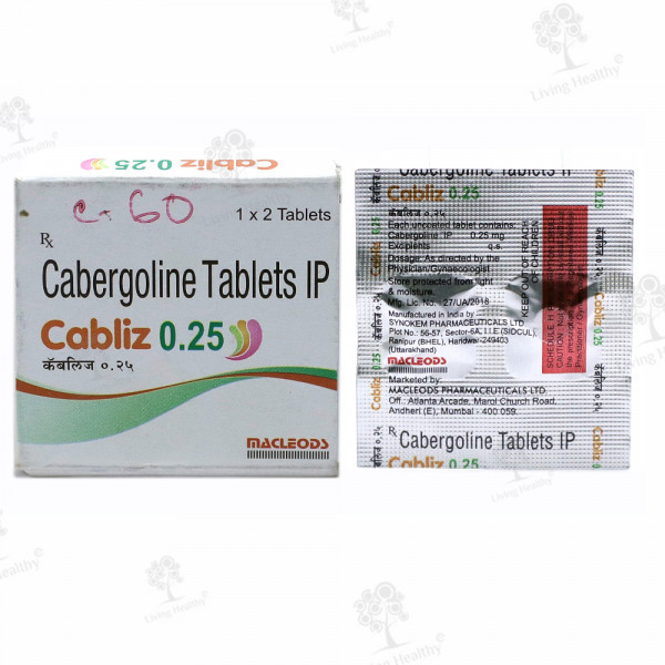 CABLIZ 0.25 MG TAB (2TAB)