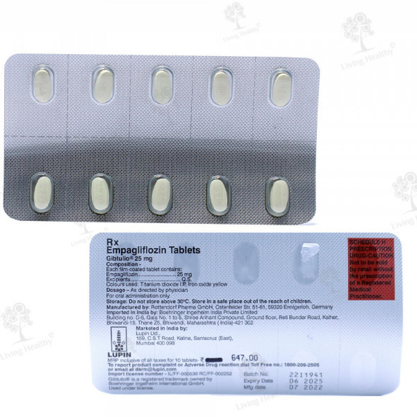 GIBTULIO 25 MG (10TAB)