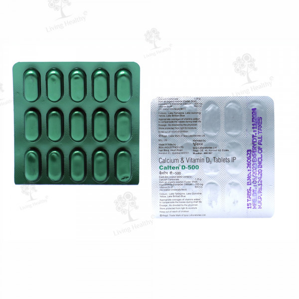 CALTEN D 500 IU TAB (15 TAB)