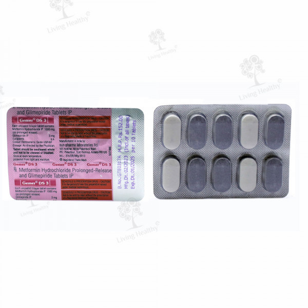 GEMER DS 3 MG TAB (10TAB)