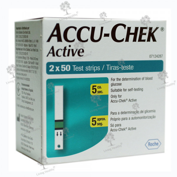 ACCU CHEK ACTIVE  (100 STRIPS)