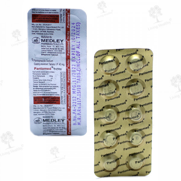 PANTOMED 40 MG TAB (10 TAB)
