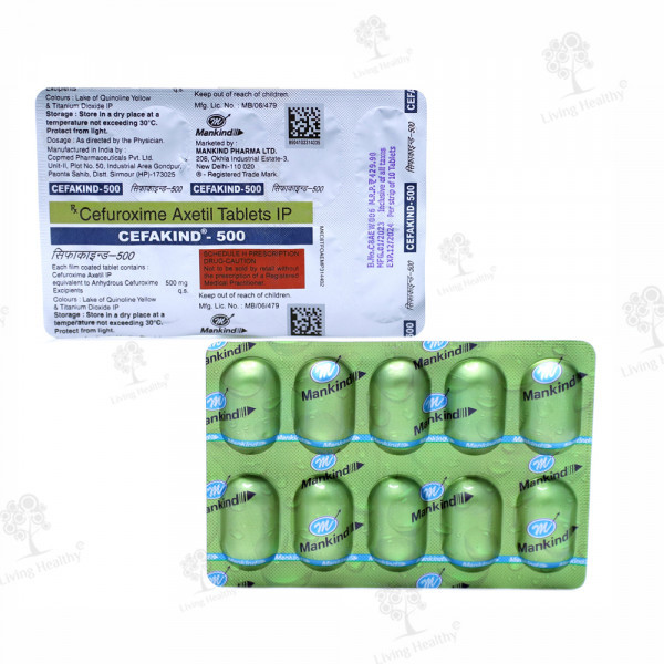 CEFAKIND 500 MG TAB (10 TAB)