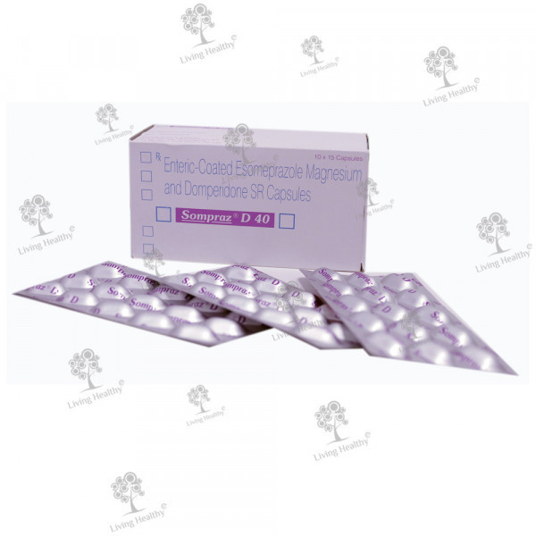 SOMPRAZ D 40 MG CAP  (15CAP)