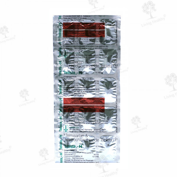TELISTA H 40 MG TAB (15 TAB)