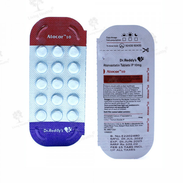 ATOCOR 10 MG TAB (15 TAB)